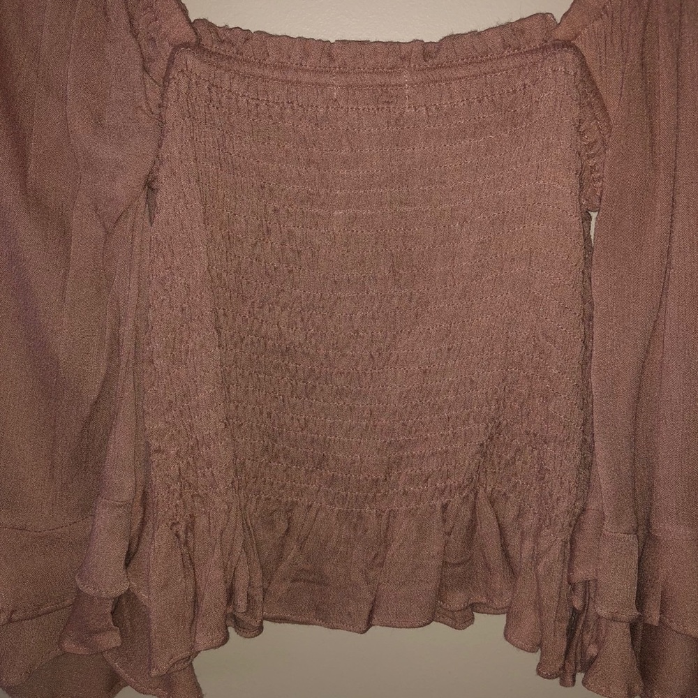 Rust Smocked Top - Picture 9 of 11